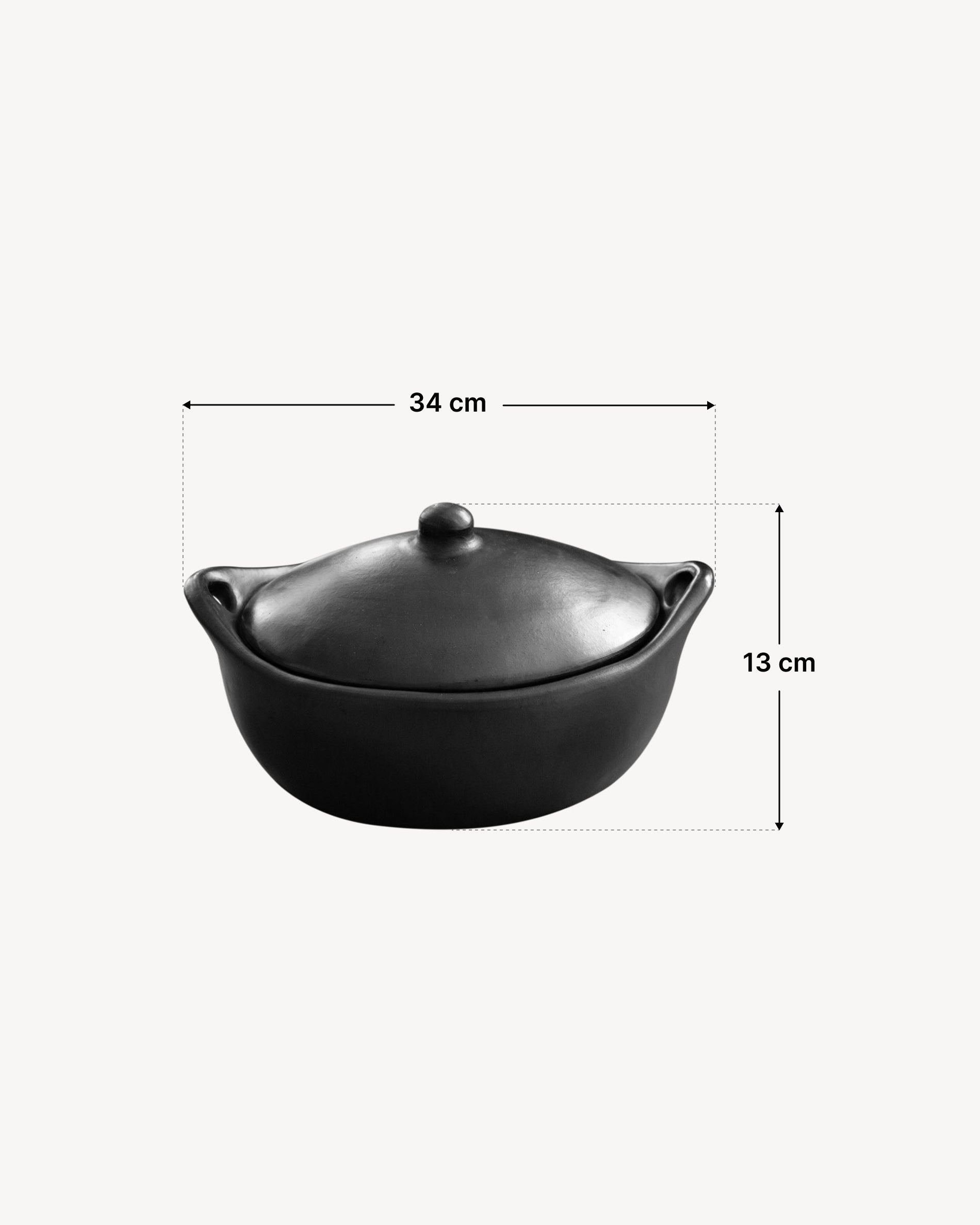 Afmetingen cocotte chamba klein
