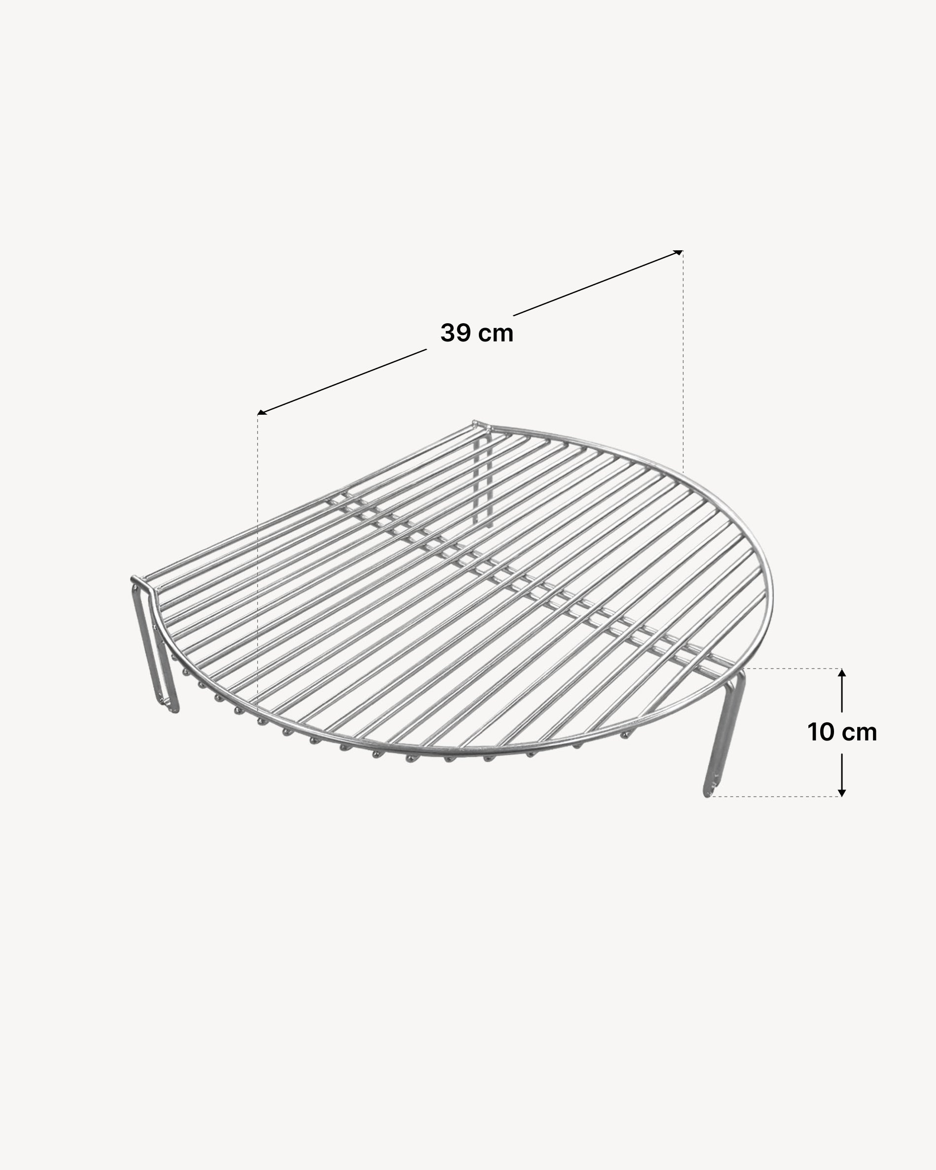 Dimensions extension grille inox Kokko XL