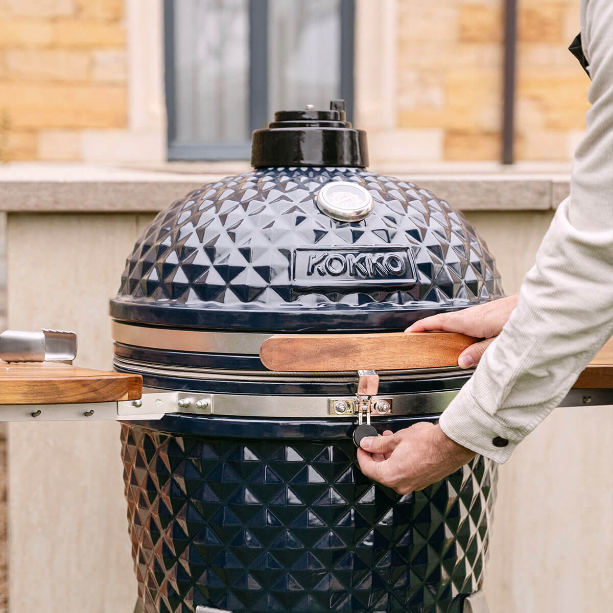 Kamado XL blu navy