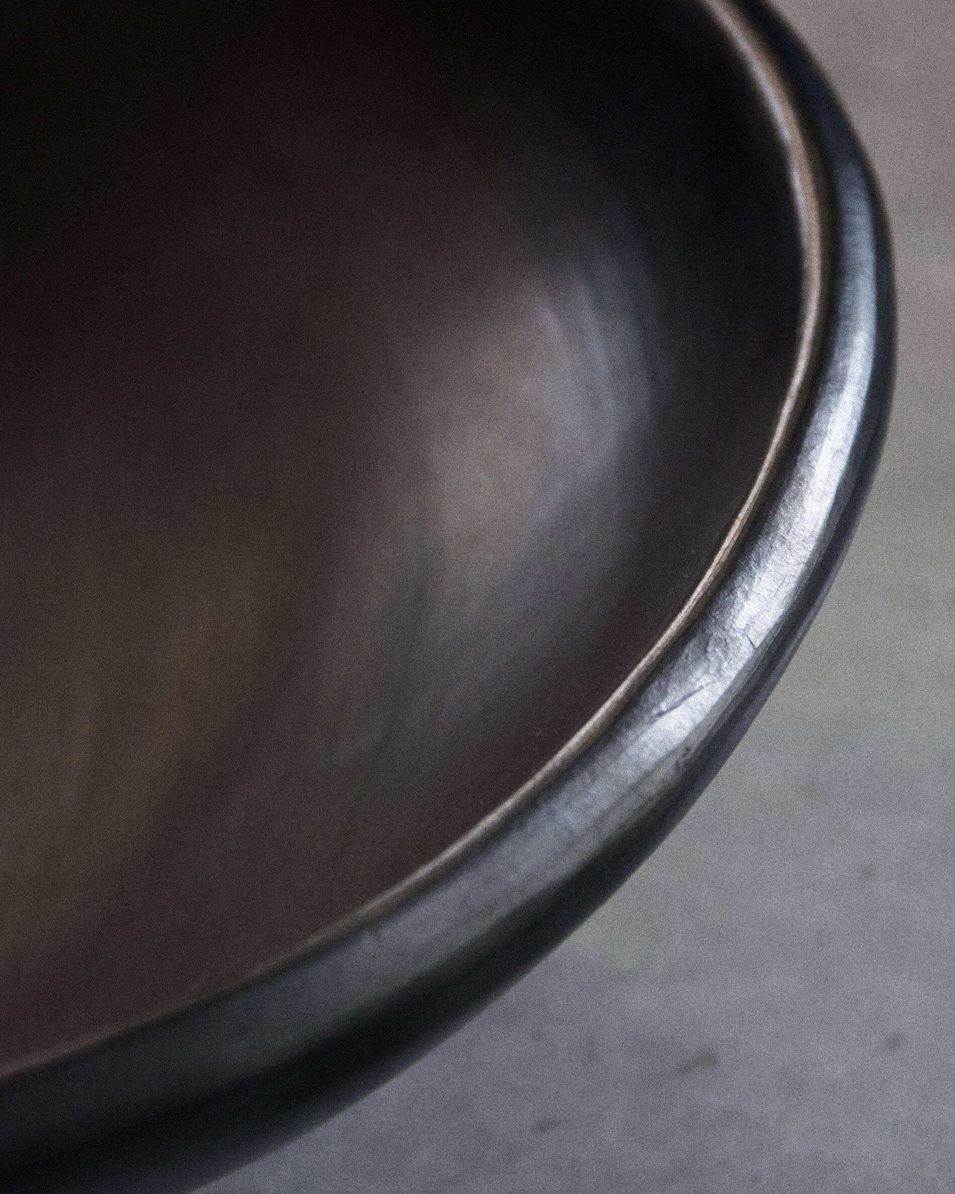 Large Black Chamba clay bowl