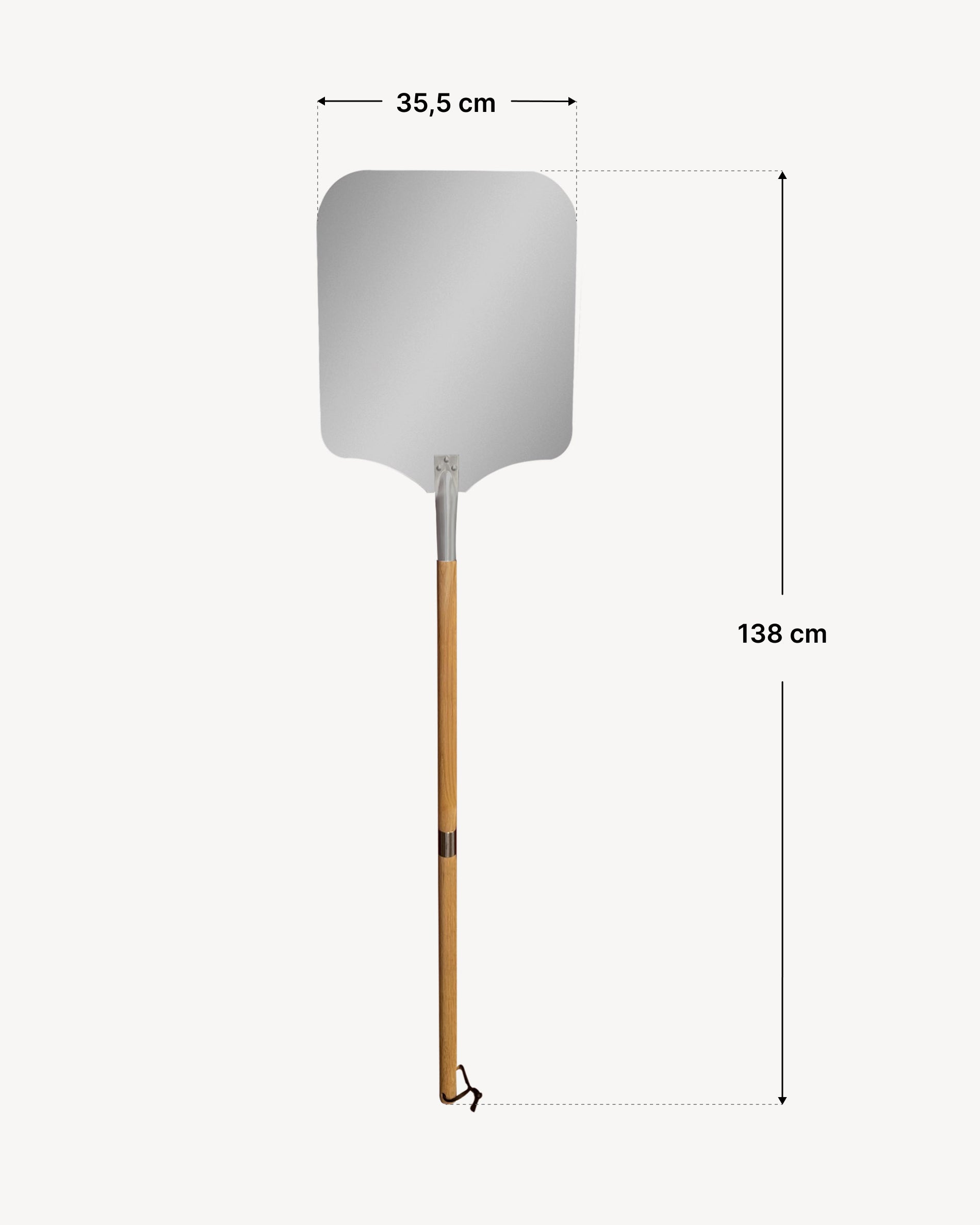 Afmetingen XL-pizzaschil