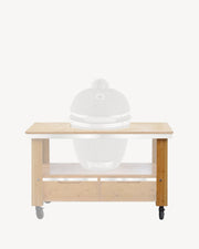 Carrello in legno con cassetti