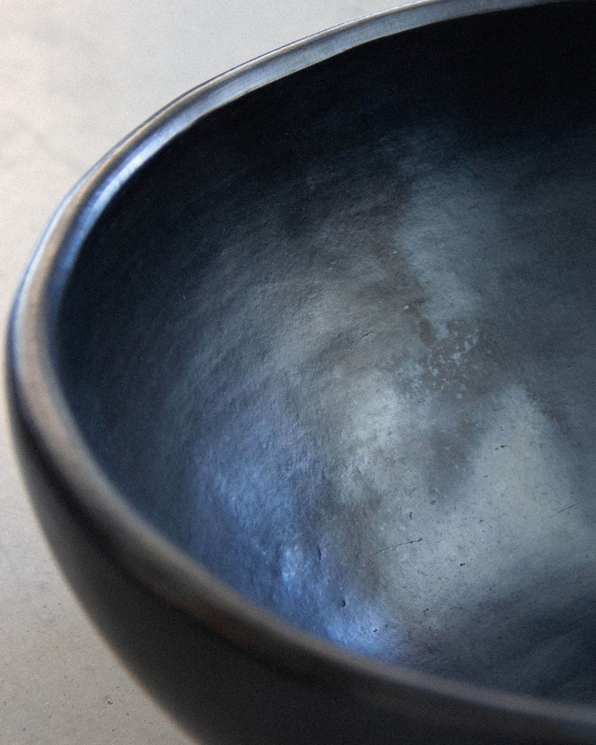 Black Chamba clay salad bowl