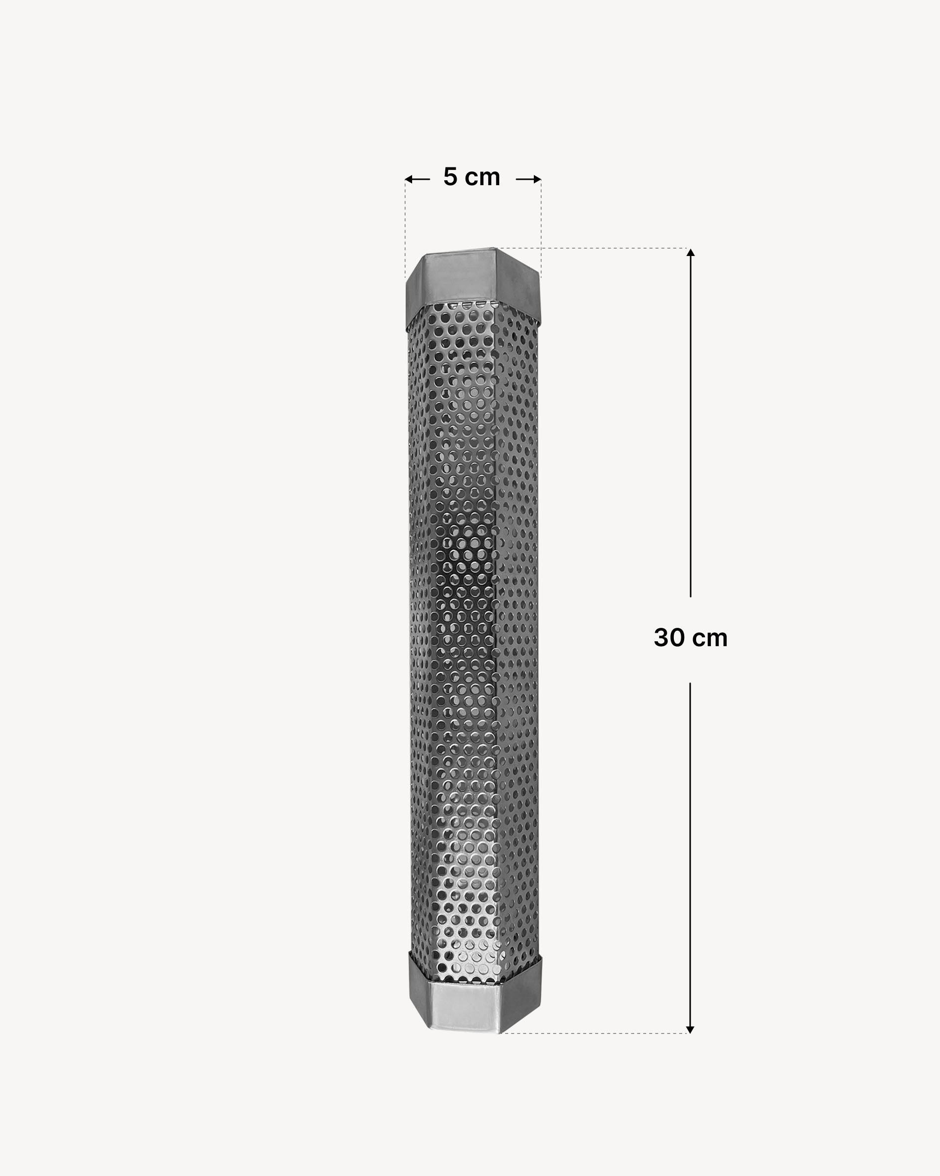 Kokko XL 22" rookgeneratorbuis afmetingen