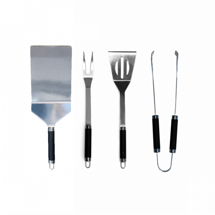 Pack of 4 stainless steel utensils