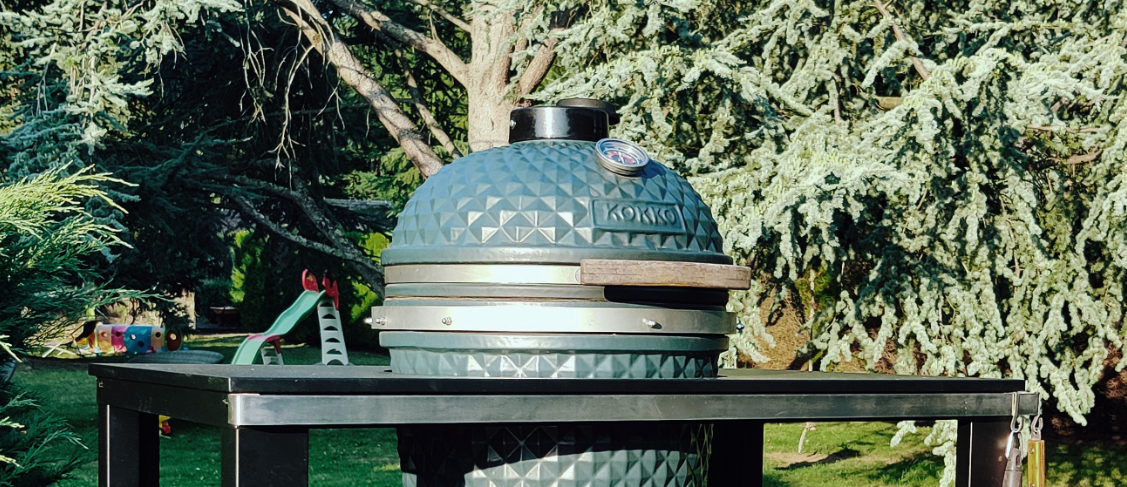 Antoine : "Je me suis orienté vers le kamado pour la versatilité de ce type de barbecue. Mais surtout je crois que c'est par sa beauté que le Kokko m'a gagné."
