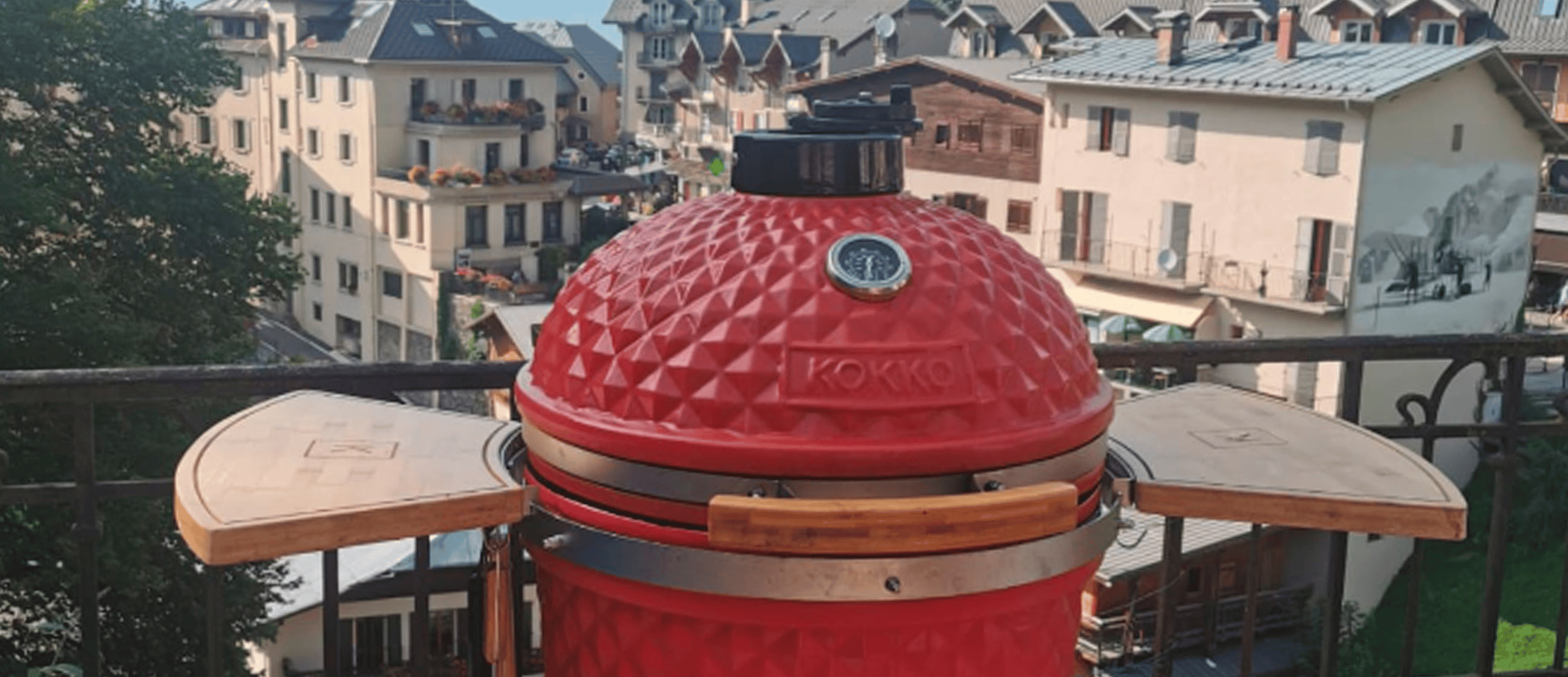 Christian "L'avantage du Kamado est qu'il peut être utilisé l'été comme l'hiver sans aucun problème."