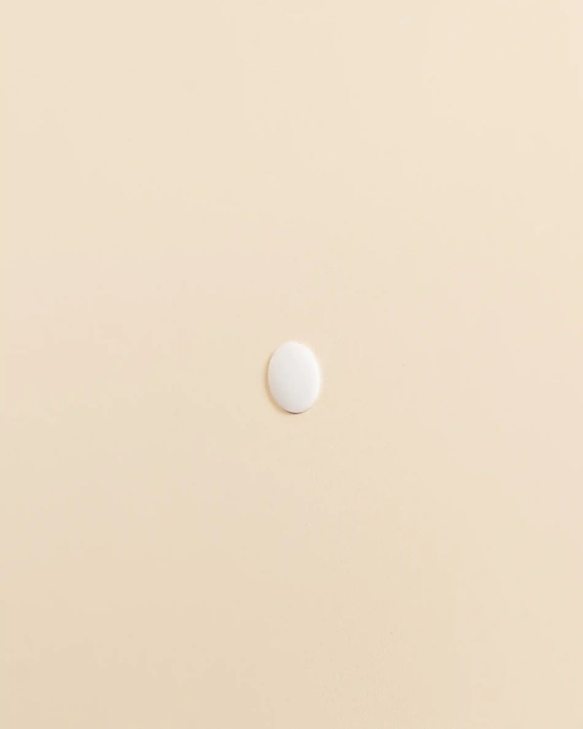 Cache-vis beige crème PILOTIS, vue de profil