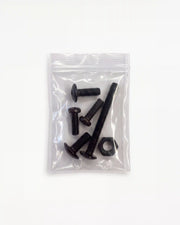 Sachet de vis noires à tête bombée et écrou hexagonal, kit de visserie PILOTIS