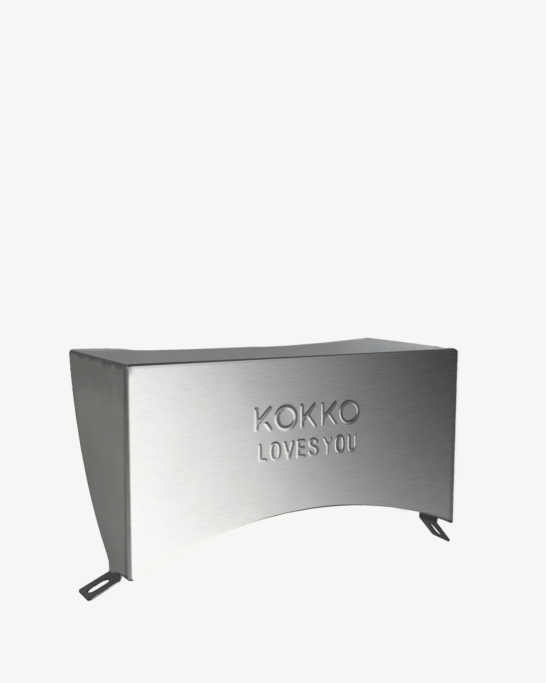 Edelstahlabdeckung zum Schutz des Scharniers des Kokko-Kamados.