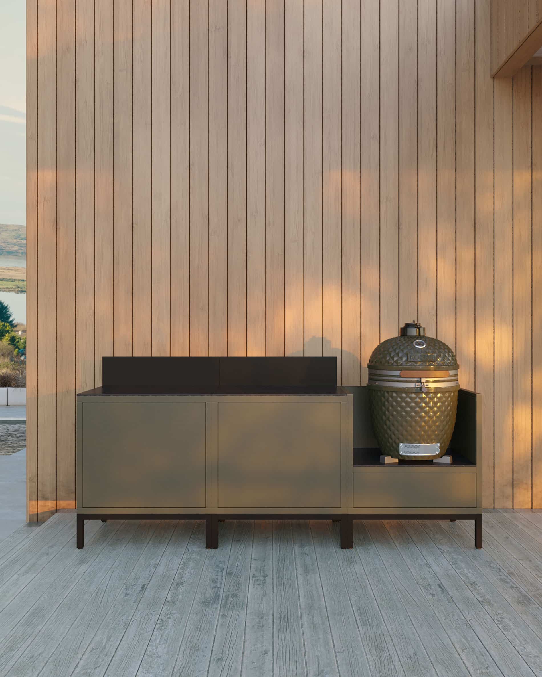 Cuisine d'extérieur PILOTIS - 3 modules pour Kokko