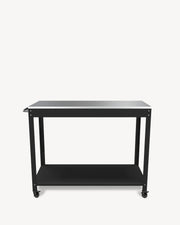 Desserte en Métal et inox noir