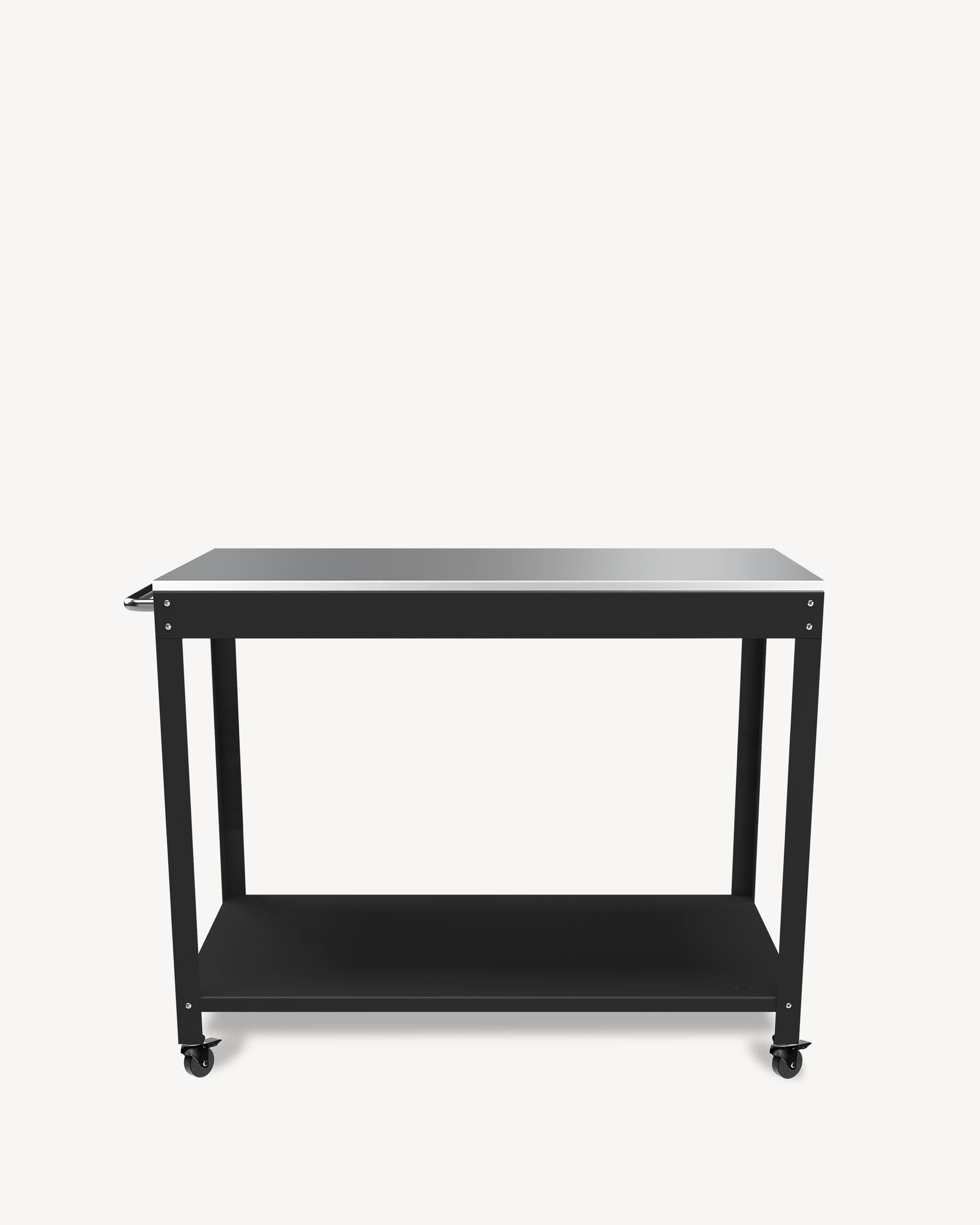 Desserte en Métal et inox noir
