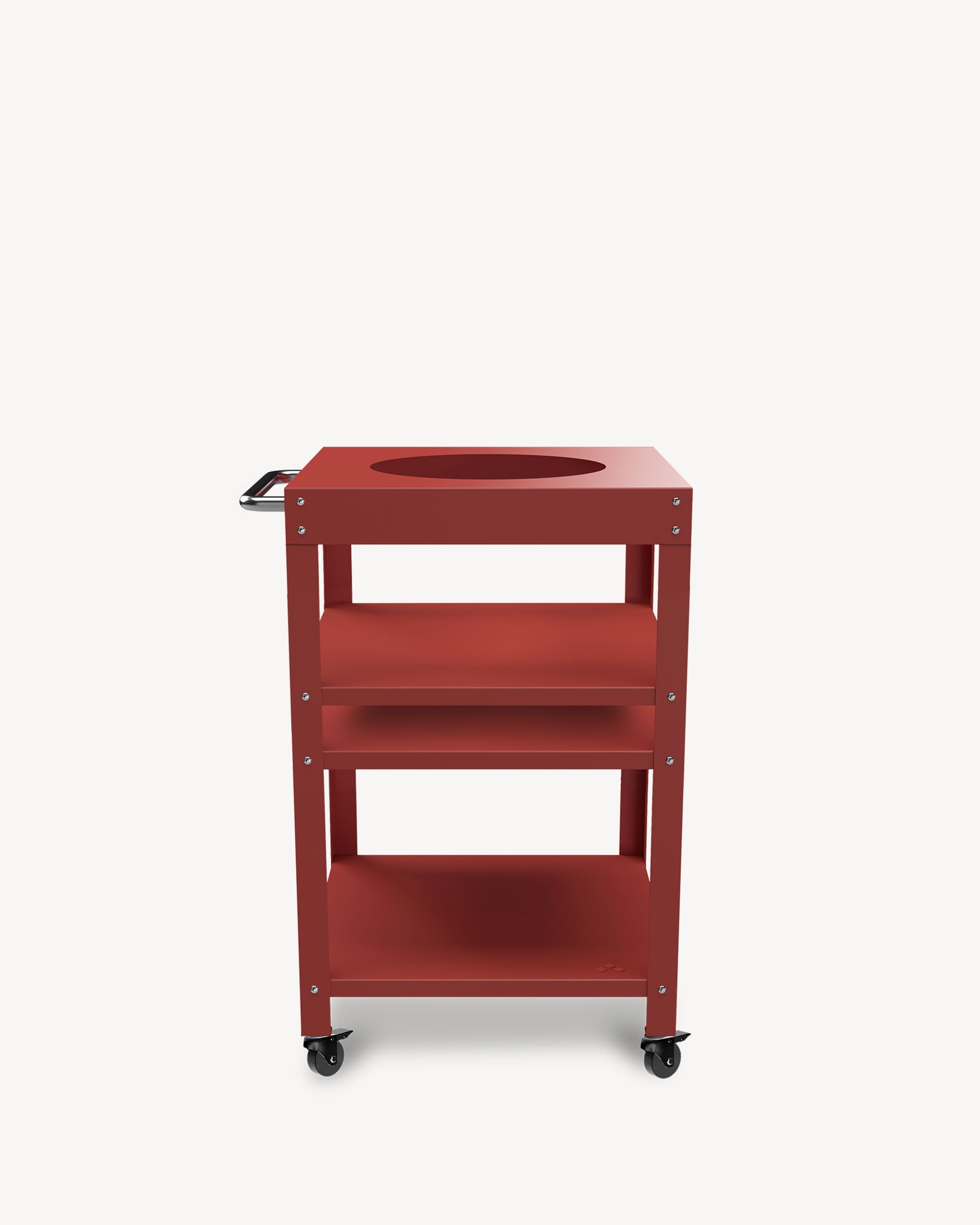 Desserte en métal rouge pour Little Kokko 13''