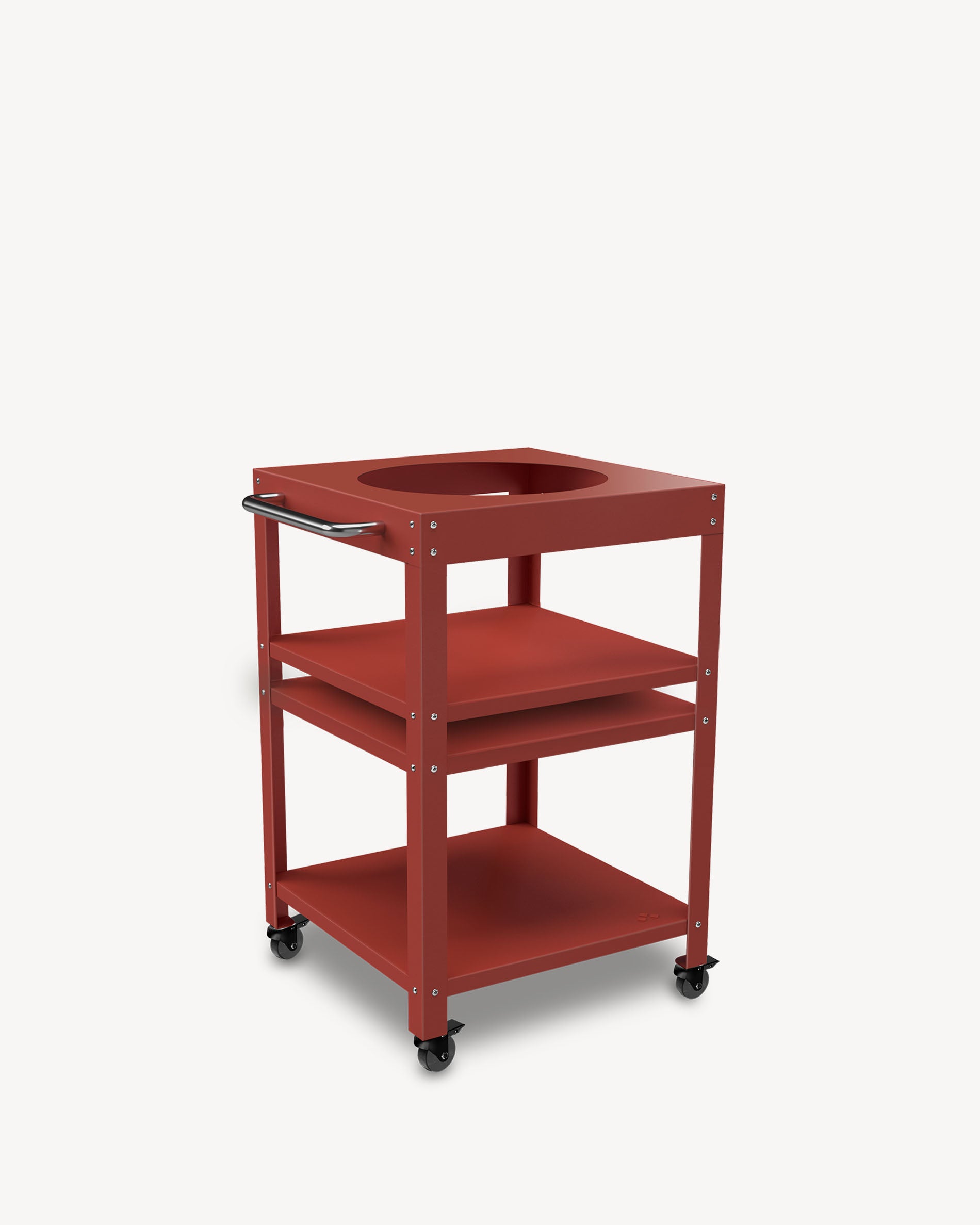 Desserte en métal rouge pour Little Kokko 13''