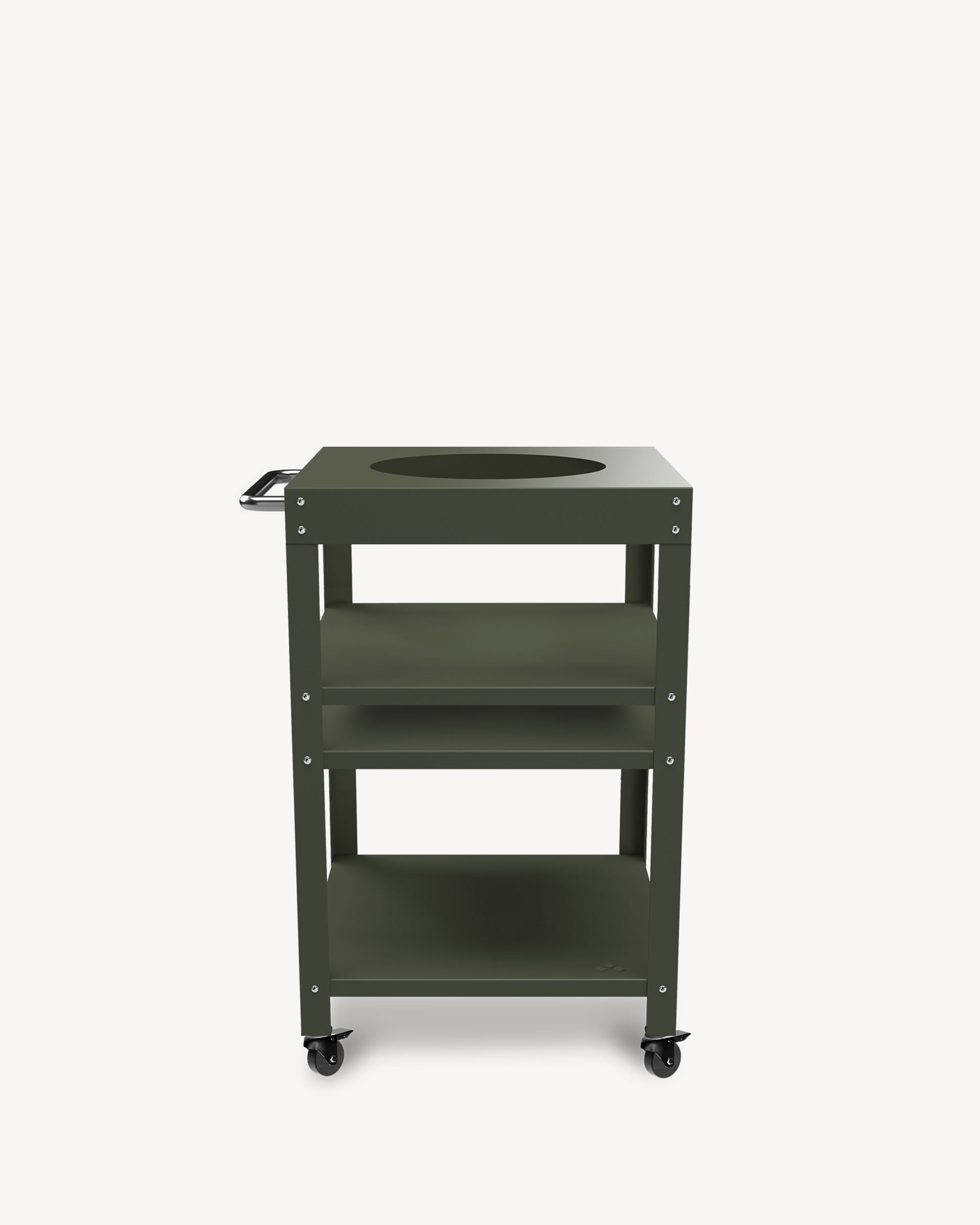 Desserte en métal vert olive pour Little Kokko 13''