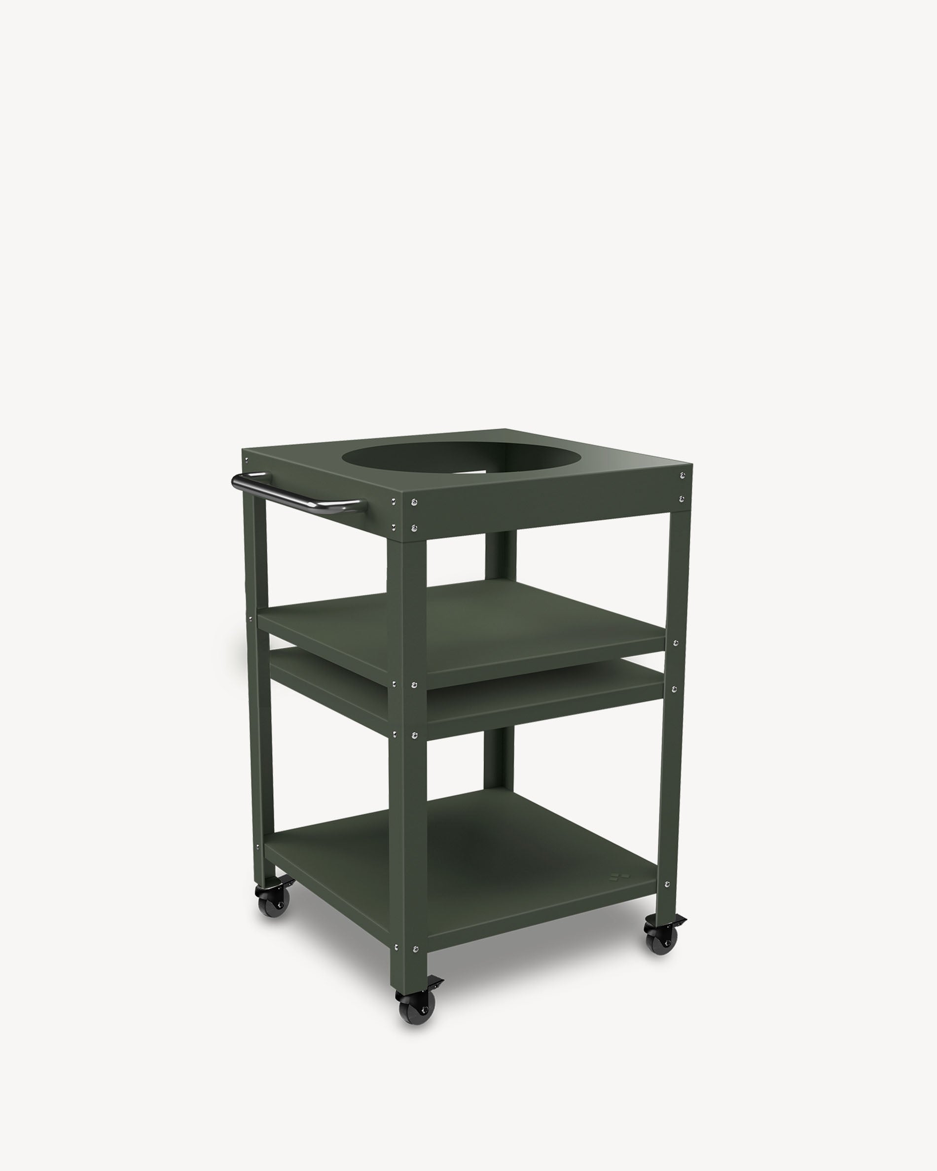 Desserte en métal vert olive pour Little Kokko 13''