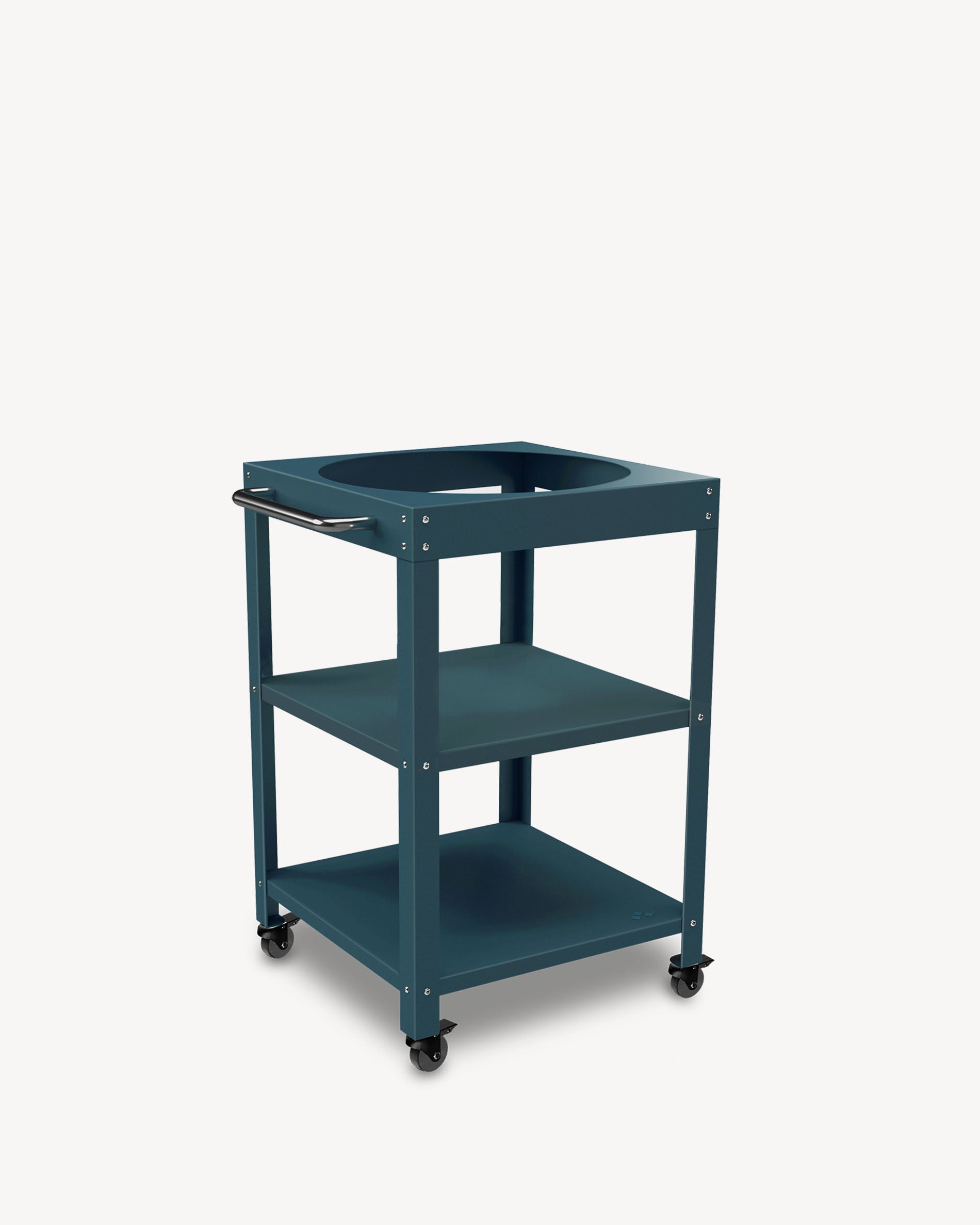 Desserte en métal bleu océan pour Kokko L 18''