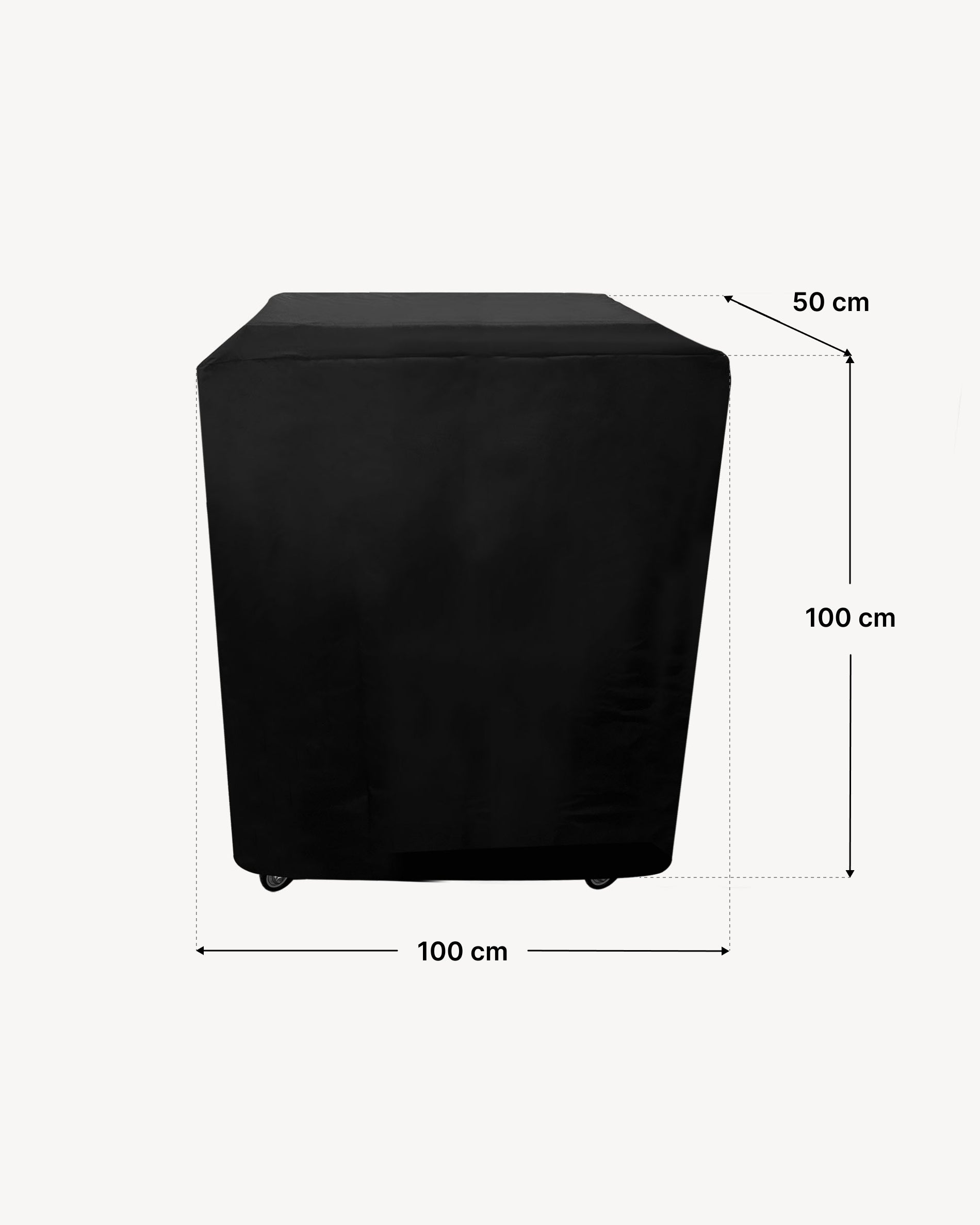 Dimensions housse desserte 50x100