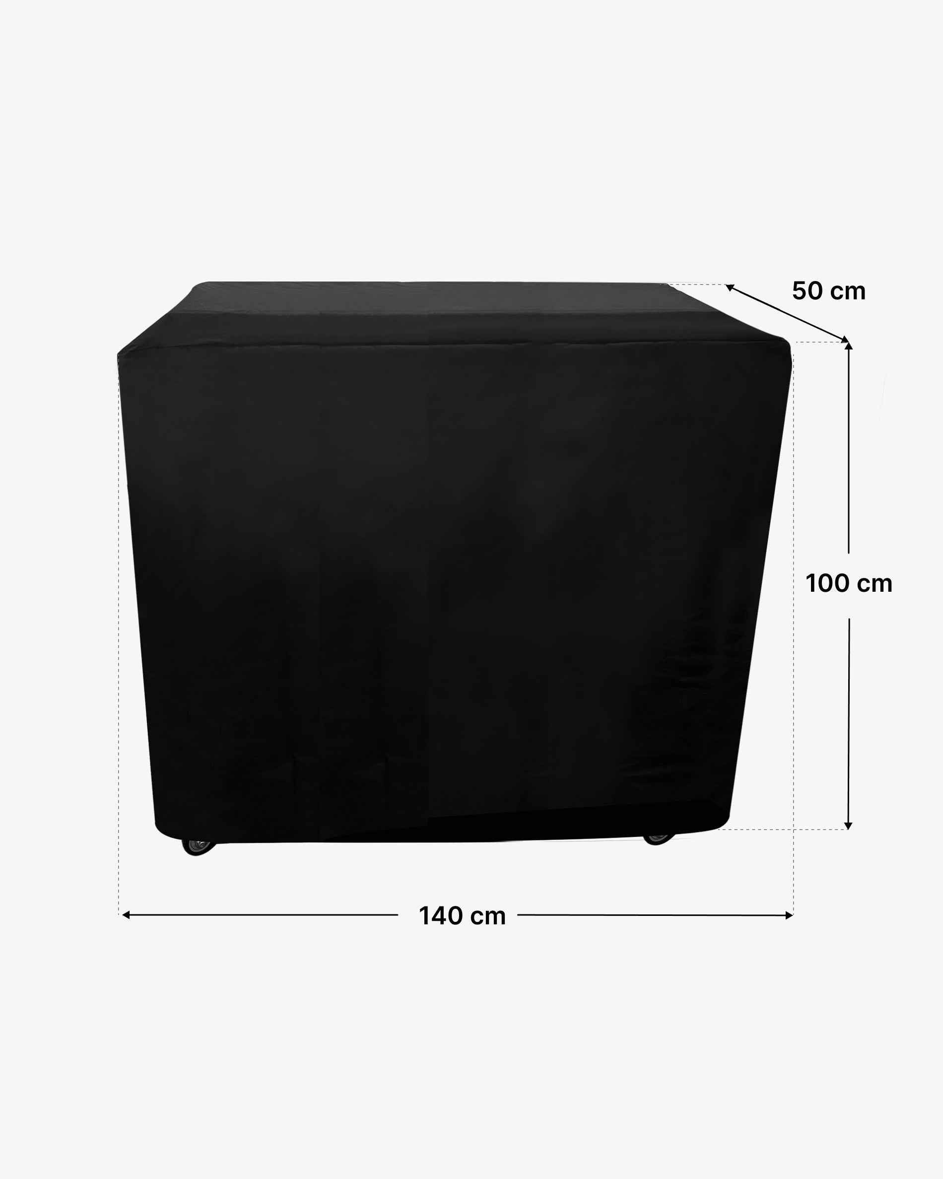 Dimensions housse desserte 50x140