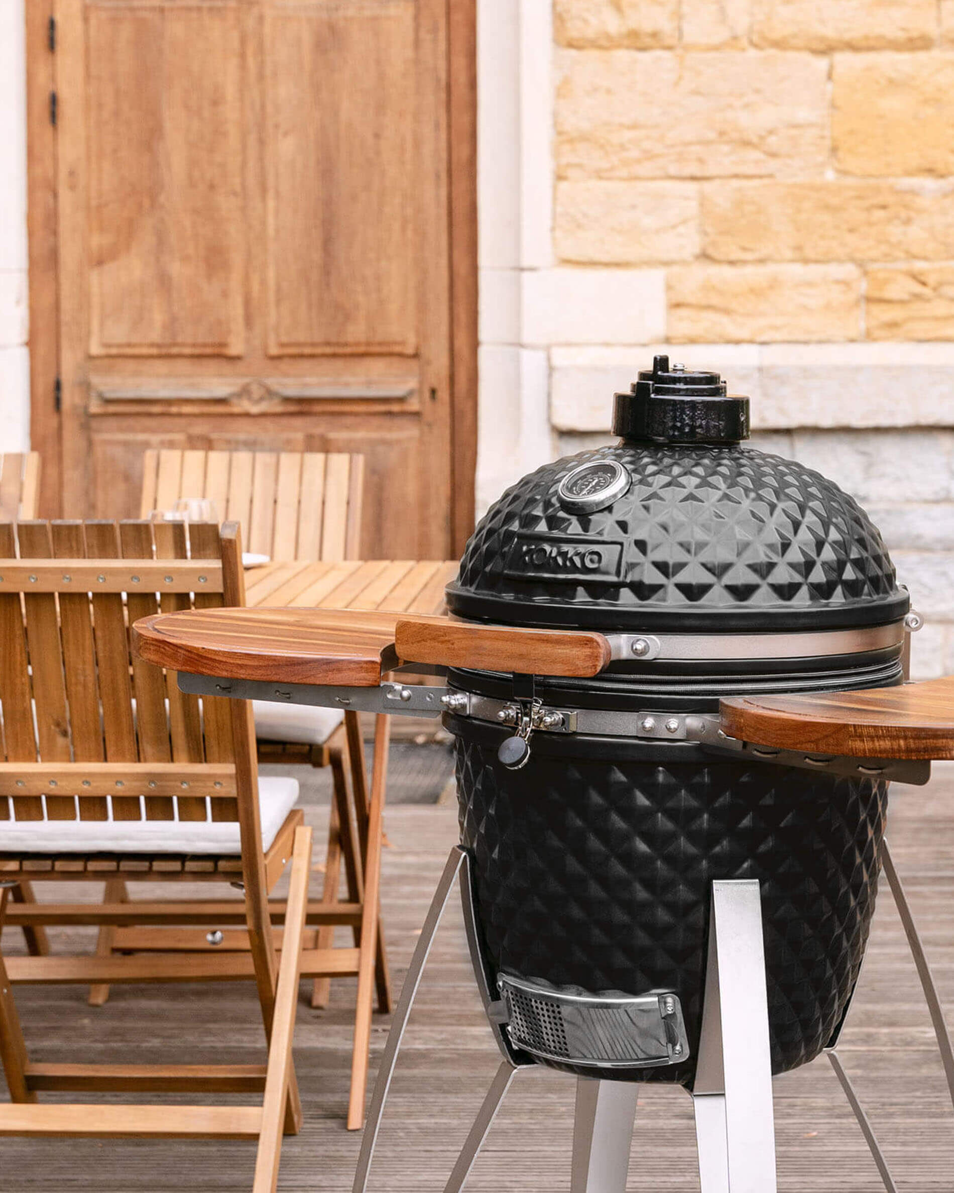 Kamado Kokko 18'' noir 