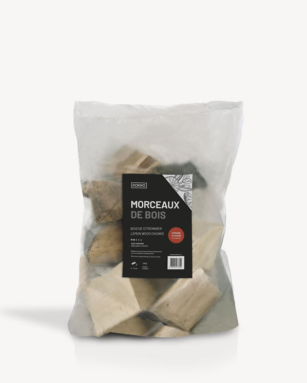 Morceaux de bois pour fumage à chaud