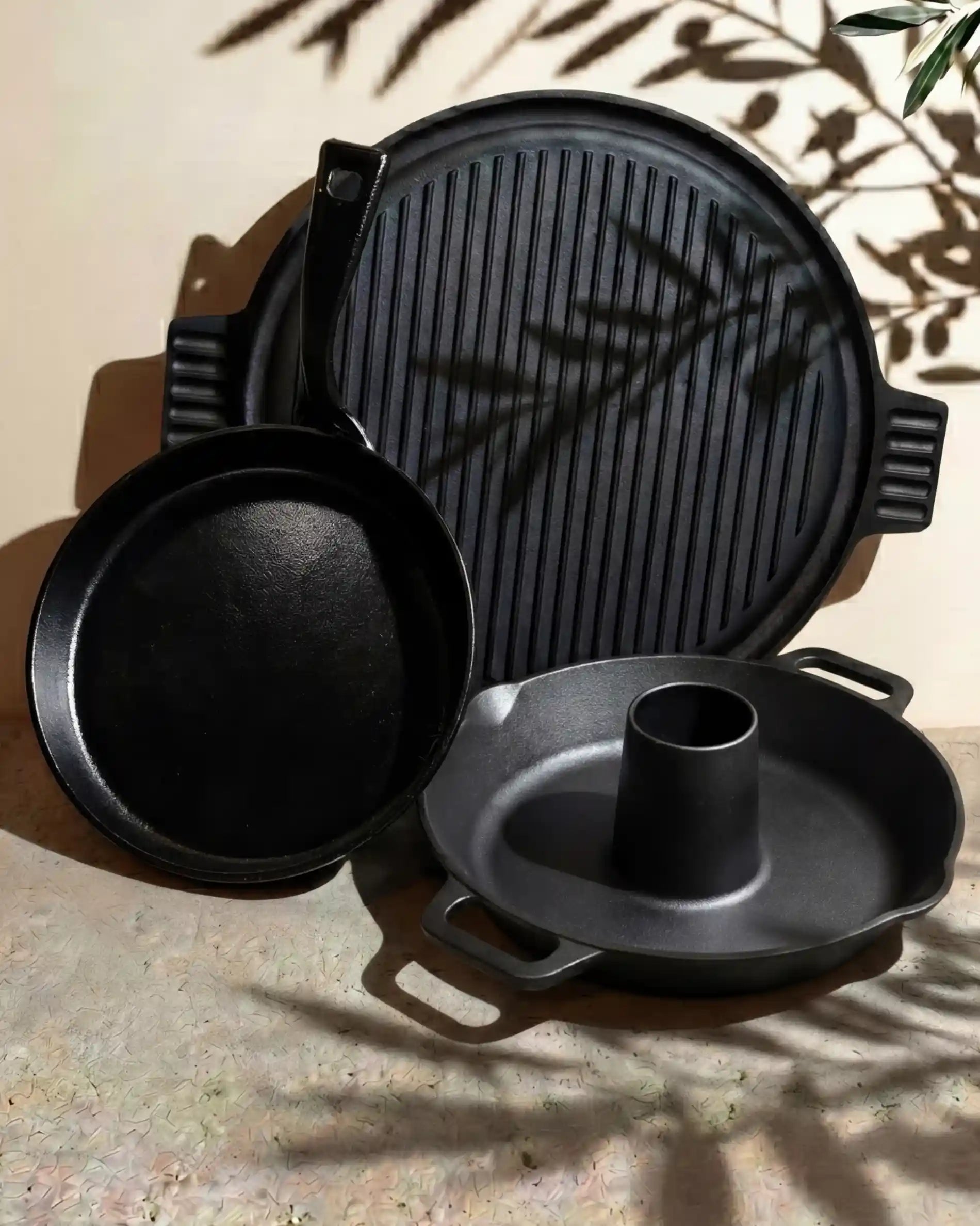Pack accessoires Kokko avec grille, support et ustensiles de cuisson pour kamado