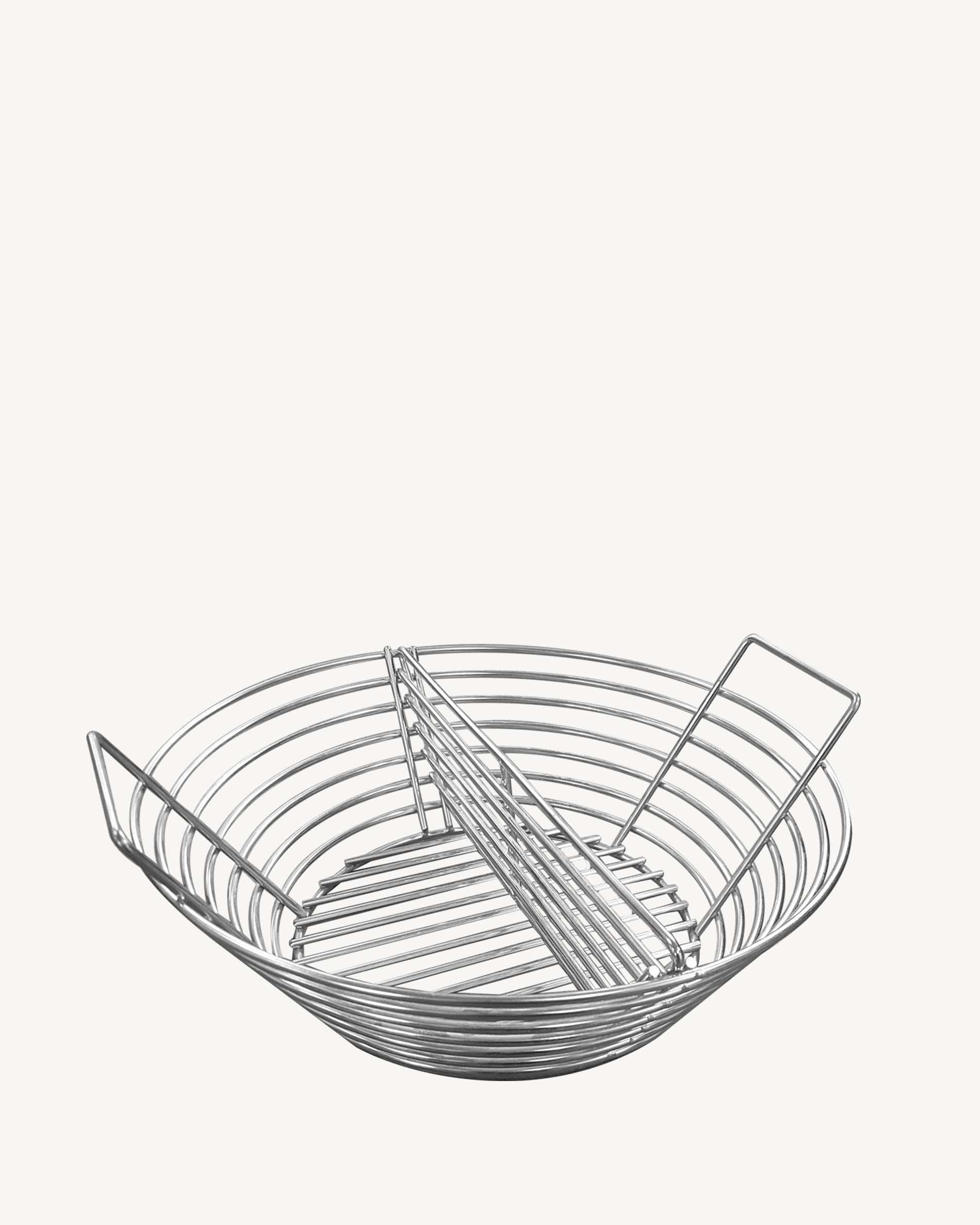 Panier en inox pour charbon
