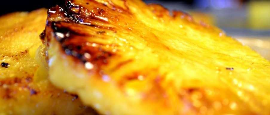 Caramelized pineapple
