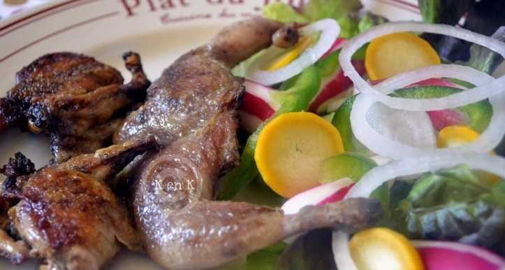 grilled quail